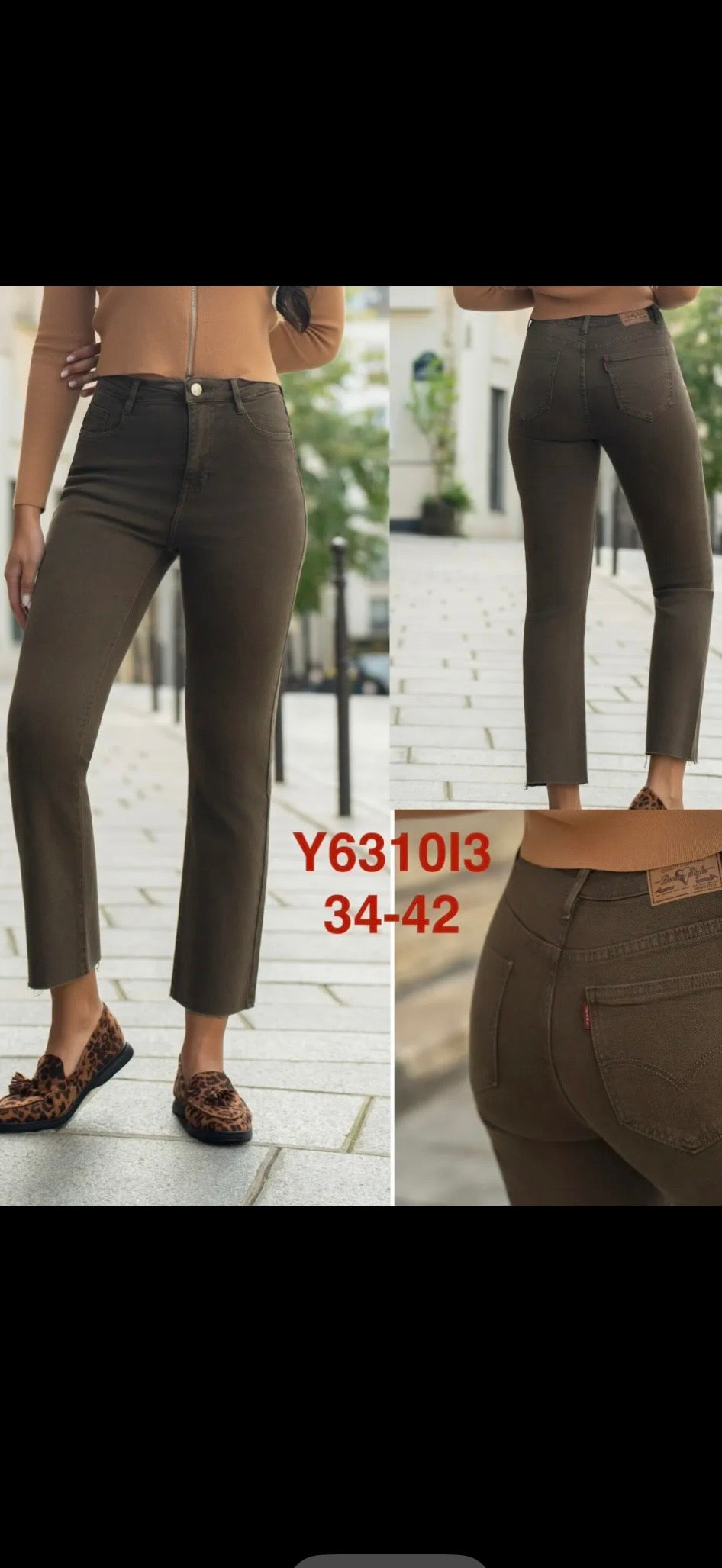 Jeans Folyrose- Y6310I Moka
