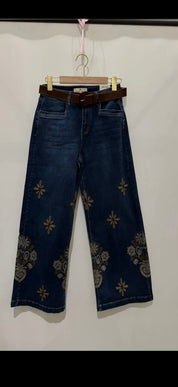 Jeans Maison Onado- H8010 med bälte