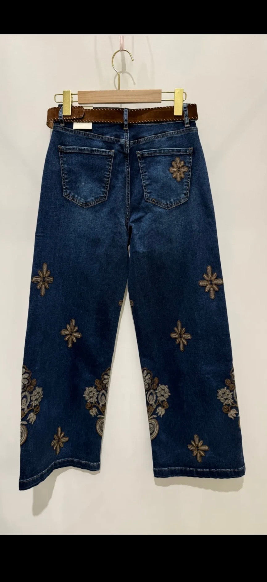 Jeans Maison Onado- H8010 med bälte