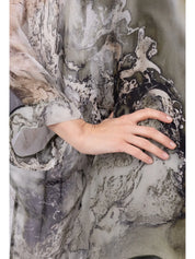 Silkesblus Shyloh- Belinda Khaki