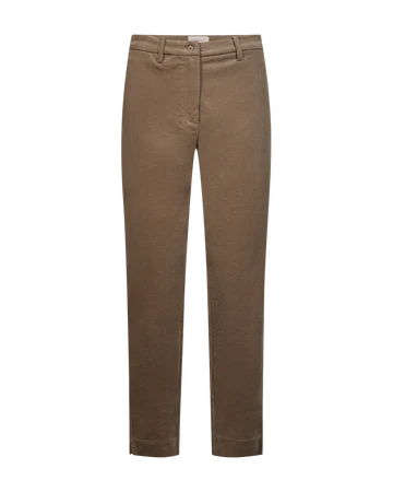 Byxa finspårig manchester FREEQUENT- FQOlana Pants 211709 Desert Taupe/ Mullvad