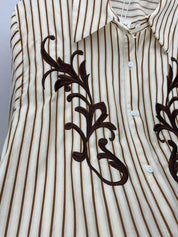 Broderad Skjorta- Cocco