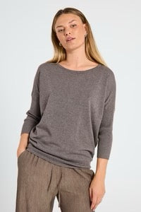 Tröja FREEQUENT JONE- 116756 Morel melange