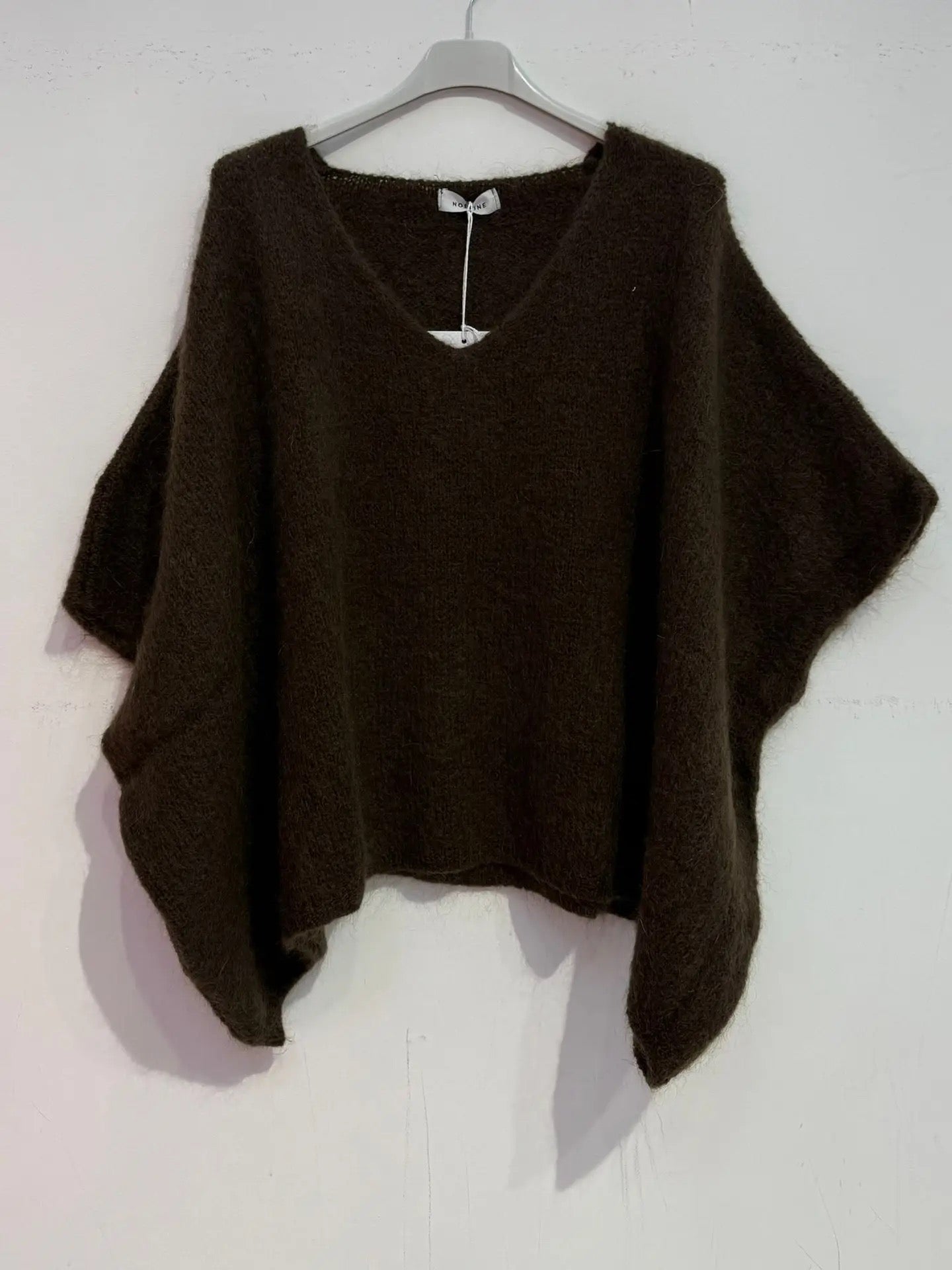 Mohair Ponch- Mona Choklad Brun