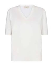 Stickat T-Shirt FREEQUENT FQKatie- 201948 Off-White
