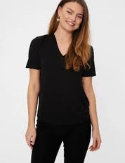 T-Shirt FREE/QUENT FQYr- 120958 Black
