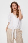 Knytblus Linne FREEQUENT FQLava- 204238 Brilliant White
