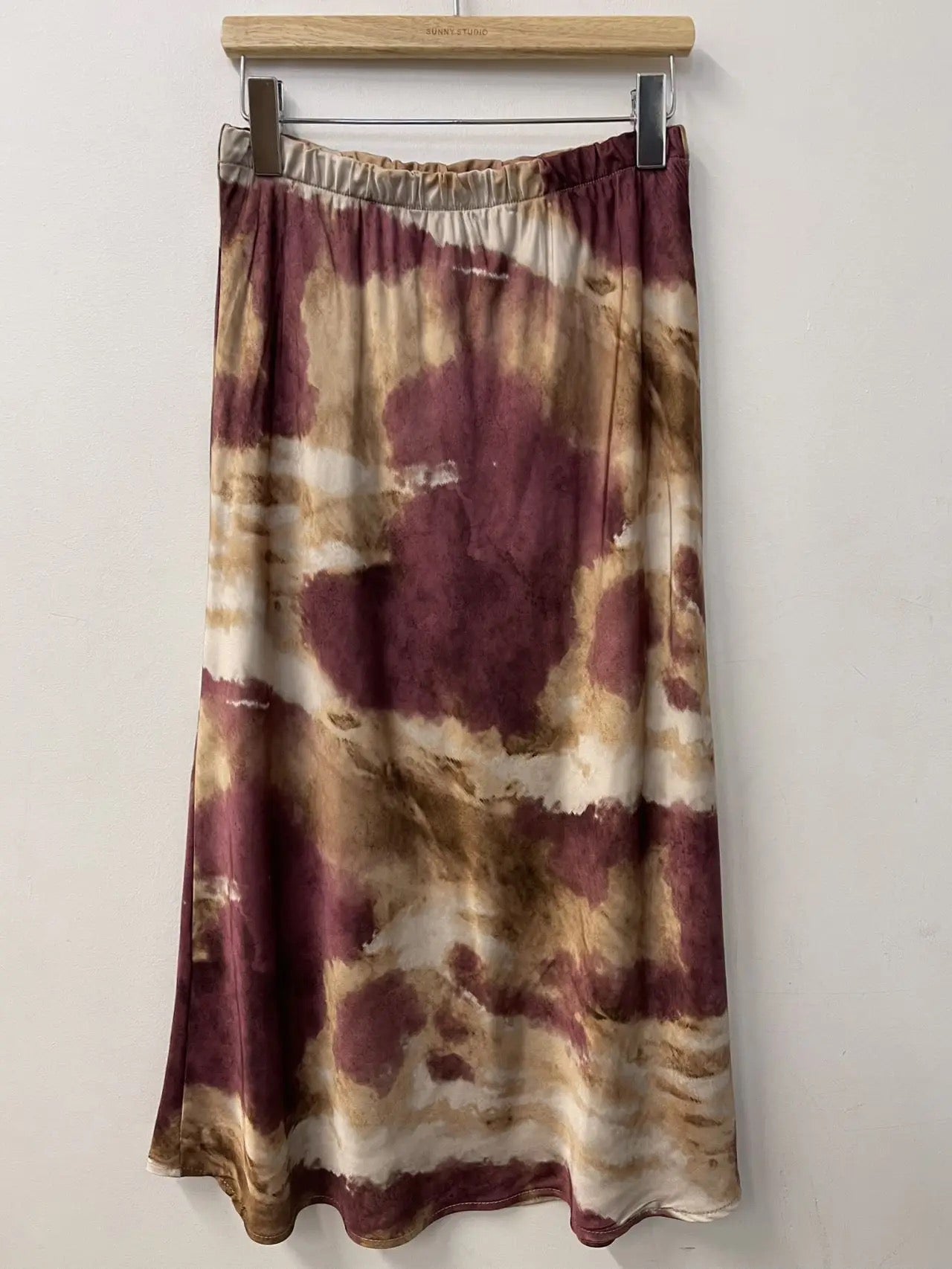 Silkeskjol- Sabina Bordeaux