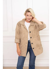 Quiltad Jacka- Majken Beige