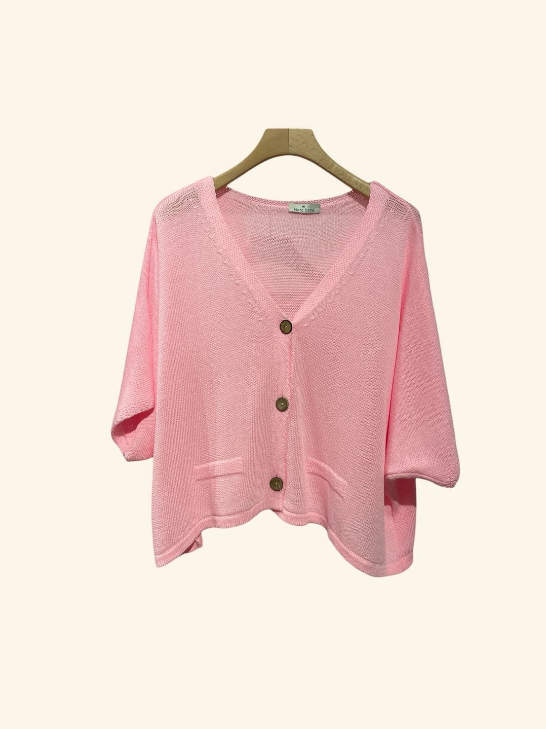 Kort Oversize Kofta- Olivia Rosa