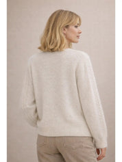 Kofta med Spetskant- Kandiz Ecru