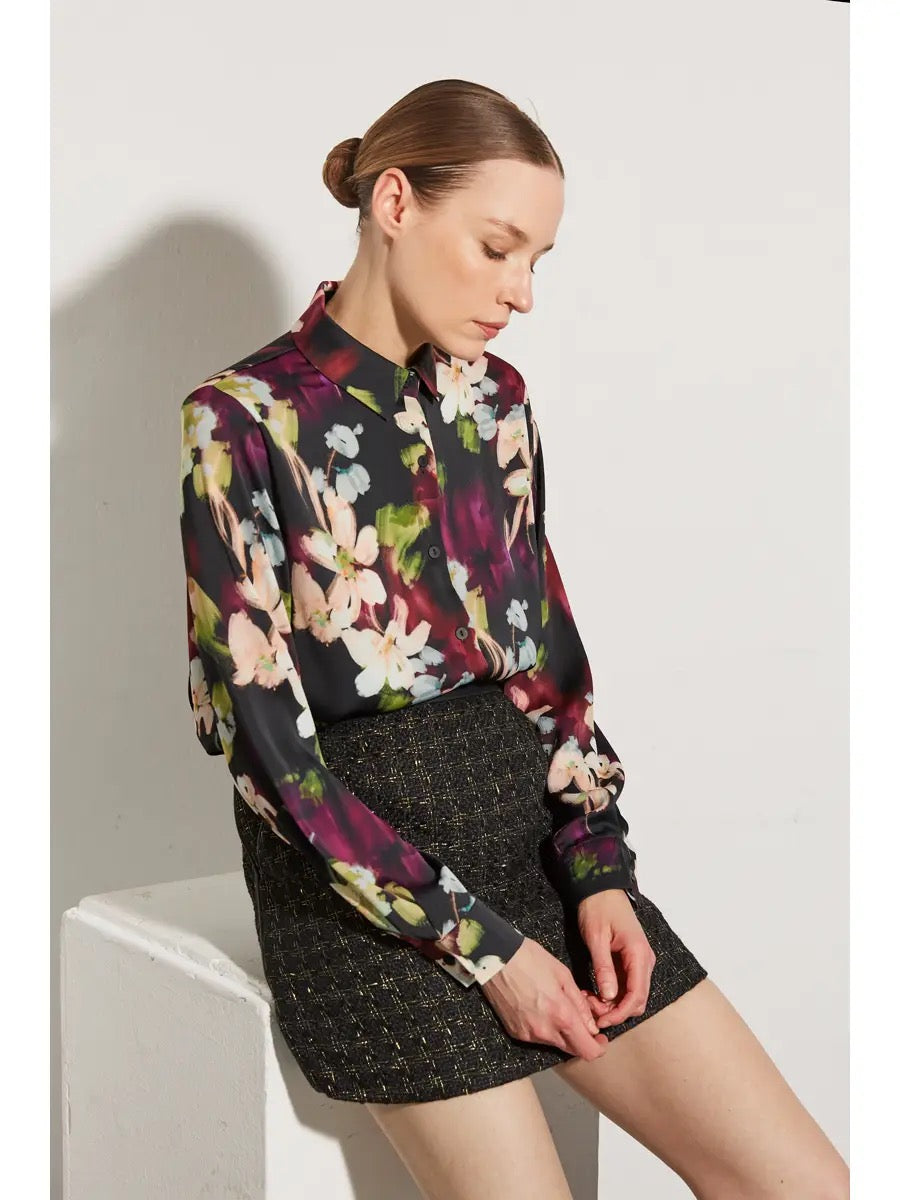 Blommig Blus- Bianca