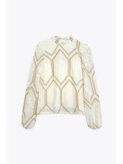 Blus Elli White- Katinca