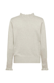 Finstickad Tröja FREEQUENT FQKatie- 205095 Moonbeam Melange
