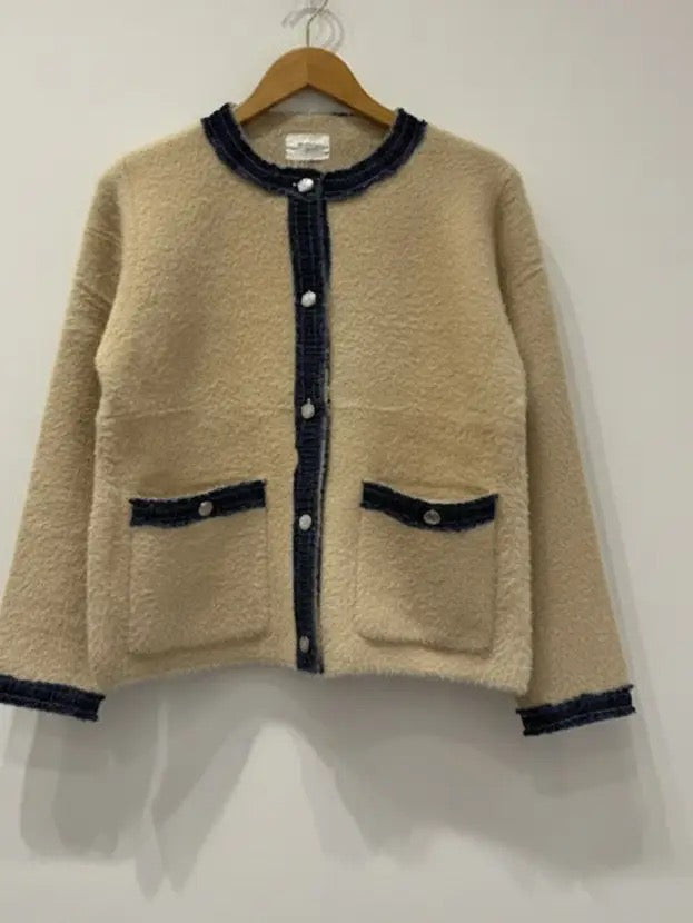 Tjock Kofta- Carola Beige