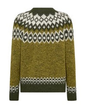 Lovikatröja FREEQUENT FQNovala- 206810 Golden Lime/ Kombu Green