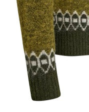 Lovikatröja FREEQUENT FQNovala- 206810 Golden Lime/ Kombu Green