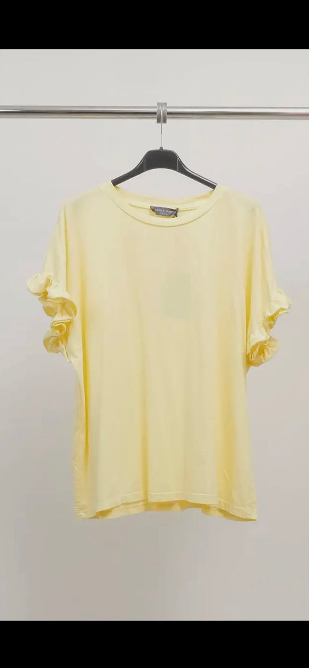 T-Shirt Volang- Mea Ljusgul
