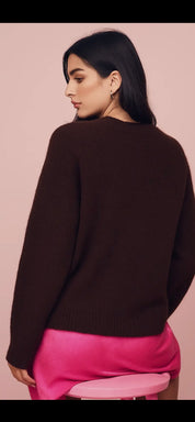 Tjock stickad tröja- Felicia Brun