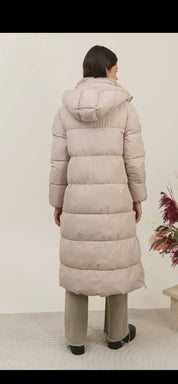 Dunjacka Lång- Dunafka Beige