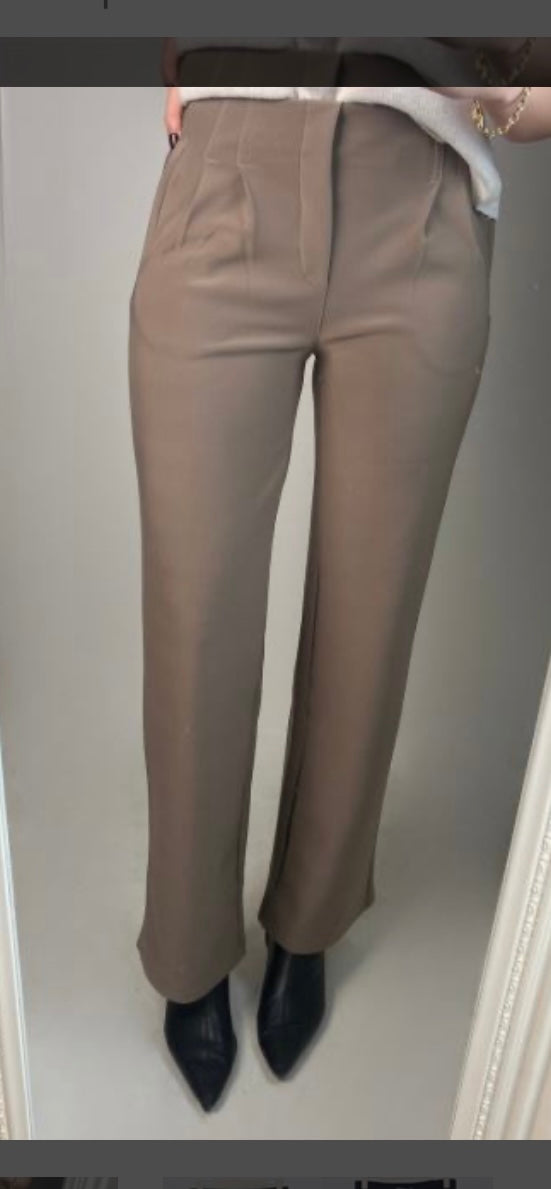 Mjuk Kostymbyxa- Majsan Taupe