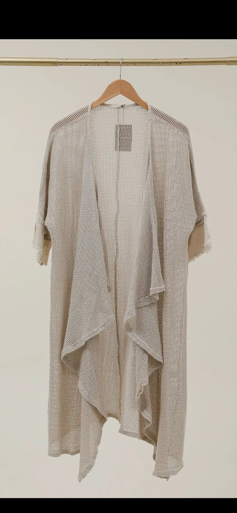Kaftan 100% Bomull- Letika Beige