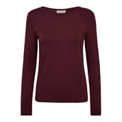 Långärmad T-Shirt FREEQUENT FQLiana- 205298 Bordeaux