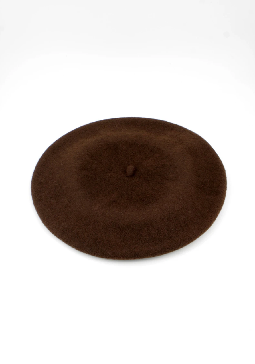 Basker i 100% Australiensisk Ull- Brun