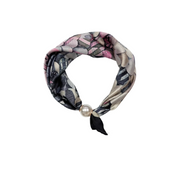 Scarves med magnetpärla- CLOE 1030 Svart
