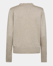 Tröja FREEQUENT- FQKatie Pullover 206462 Moonbeam Melange/ Beige