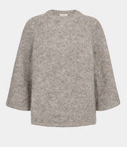 Stickad Tröja FREEQUENT- FQGrsLulu 205507 Desert Taupe/ Mullvad