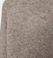 Stickad Tröja FREEQUENT- FQGrsLulu 205507 Desert Taupe/ Mullvad