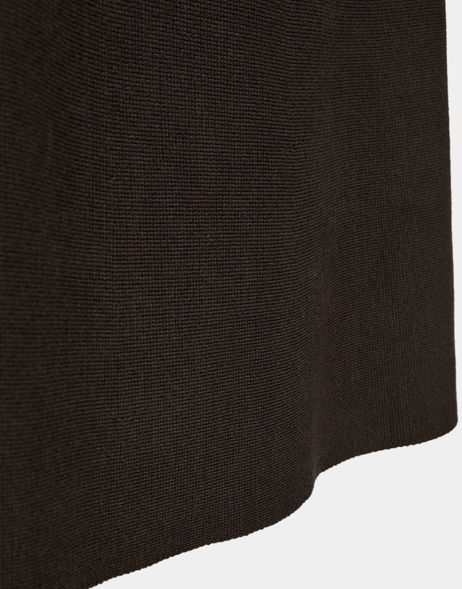 Stickad Klockad Kjol FREEQUENT- FQAni 211802 Mole/Brun