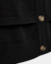 Poncho Tröja FREEQUENT- FQCappa Cardigan 211472 Black