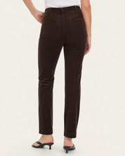 Byxa finspårig manchester FREEQUENT- FQOlana Pants 211709 Mole/Mörkbrun