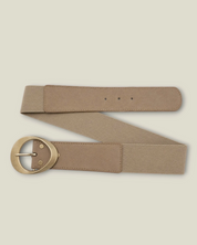 Elastiskt Brett Bälte- Beata Beige