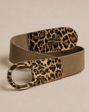 Elastisk Bälte- Leopard