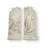OBS. lev 11/9 .Mjuka fodrade Handskar- Malina Beige