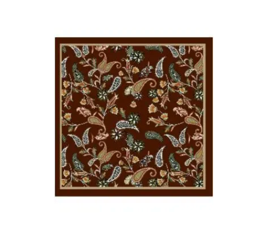 OBS. lev 11/9 .Scarves med magnetpärla- CLOE 1032 Brun