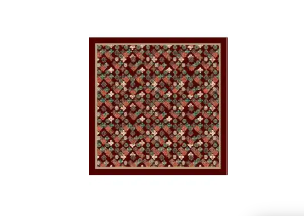 OBS. lev 11/9 .Scarves med magnetpärla- CLOE 1034 Bordeaux