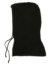 Stickad Balaclava/ Huva med knyt- Harriet Brun