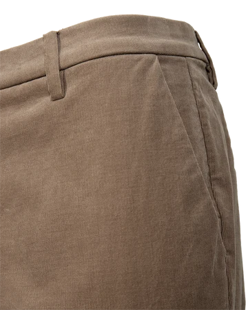 Byxa finspårig manchester FREEQUENT- FQOlana Pants 211709 Desert Taupe/ Mullvad
