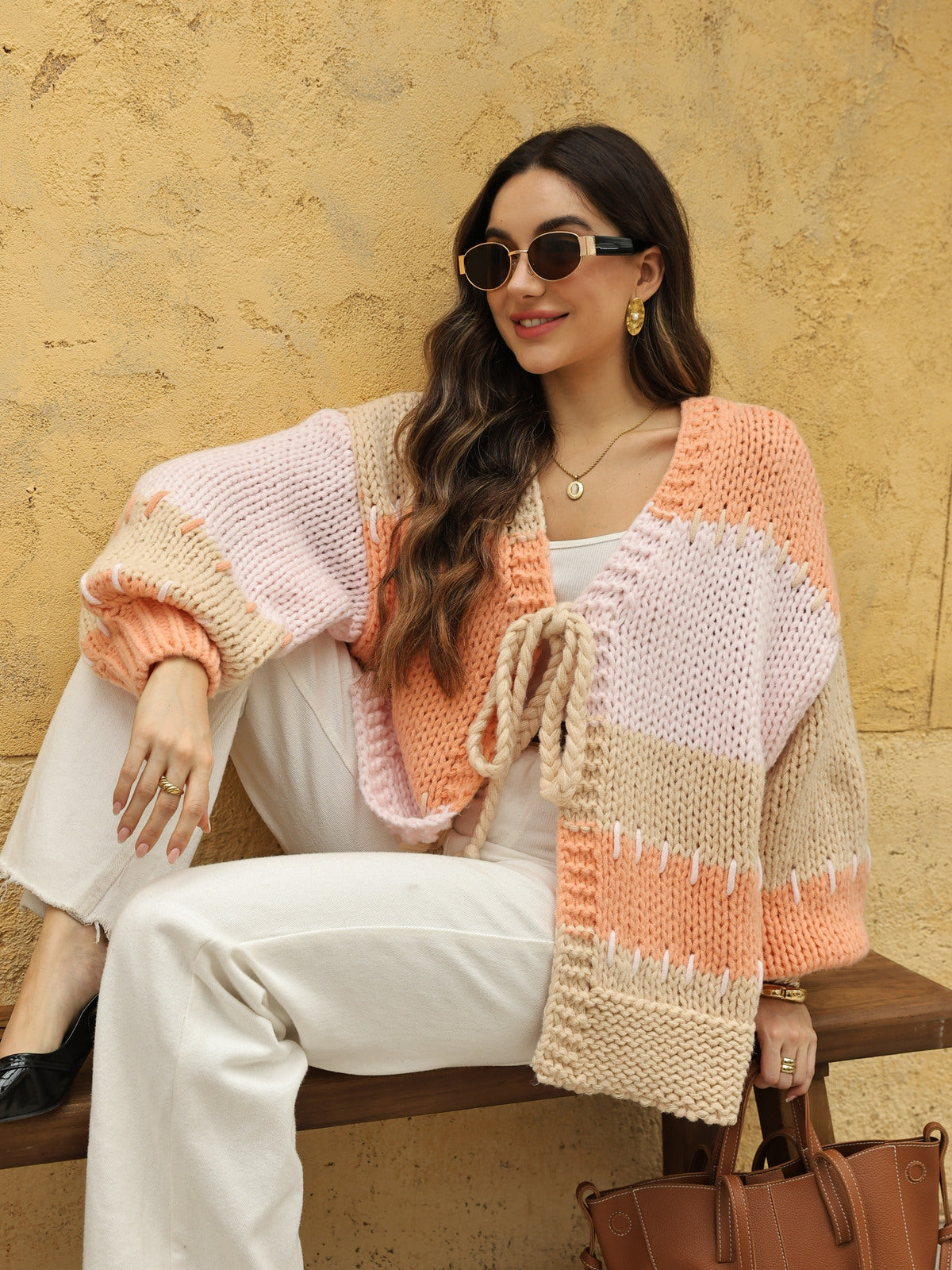 Tjock Kofta med knyt- Vanja