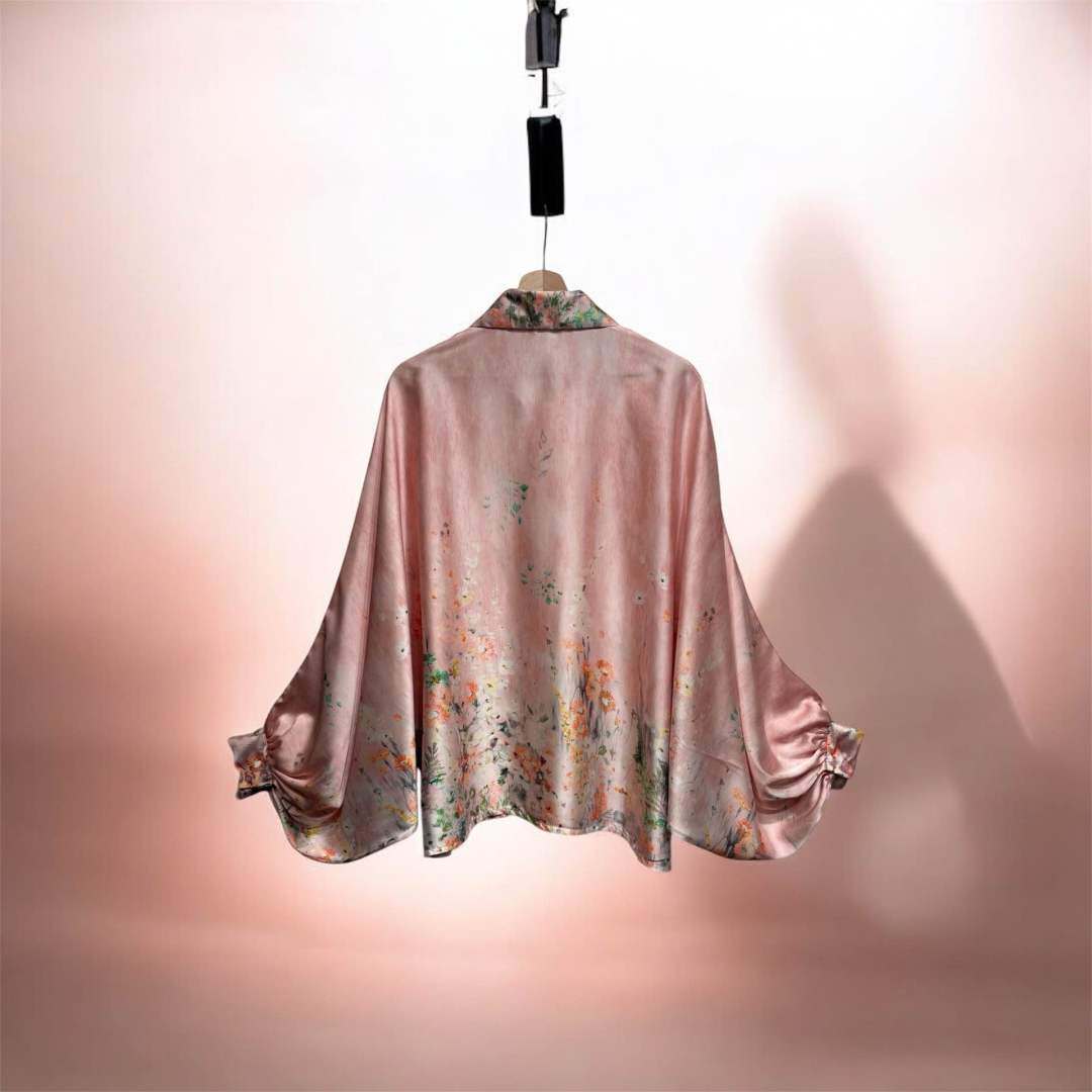 Blommiga Oversize Blus- Denise Rosa