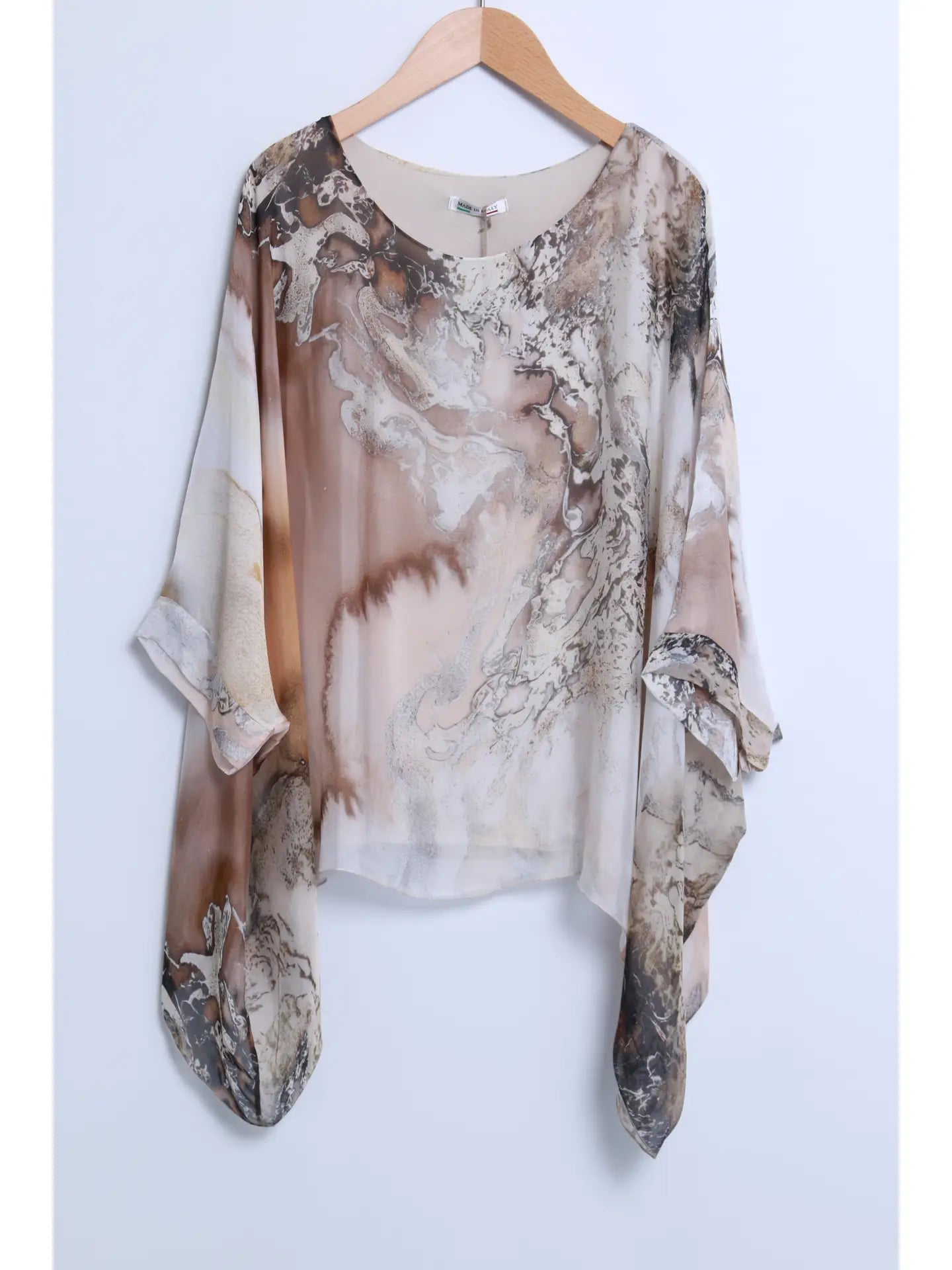 Silkesblus Shyloh- Belinda Brun