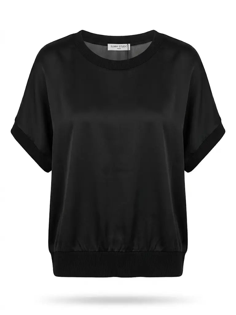 T-Shirt Silke- Tanas Svart