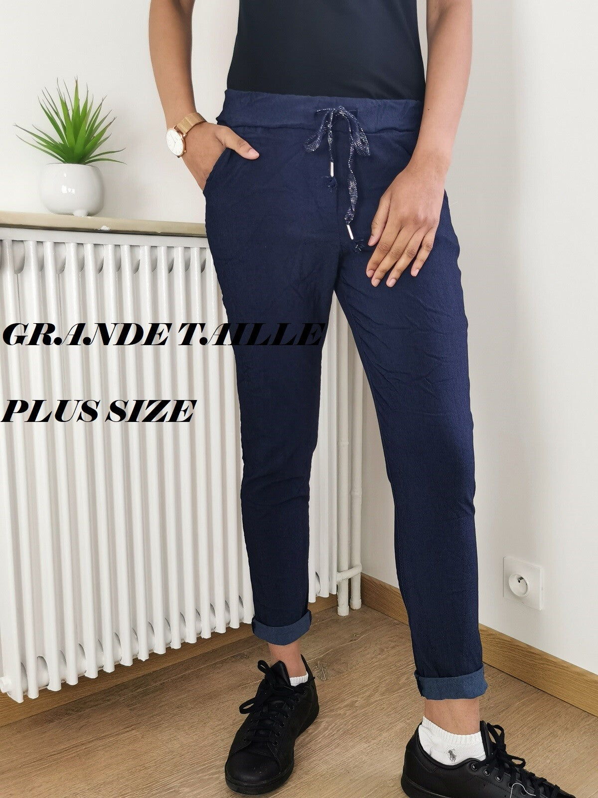 Magisk Byxa PLUSSIZE- Marinblå