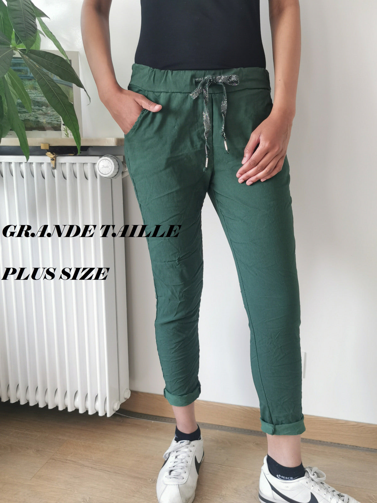 Magisk Byxa PLUSSIZE- Skogs Grön