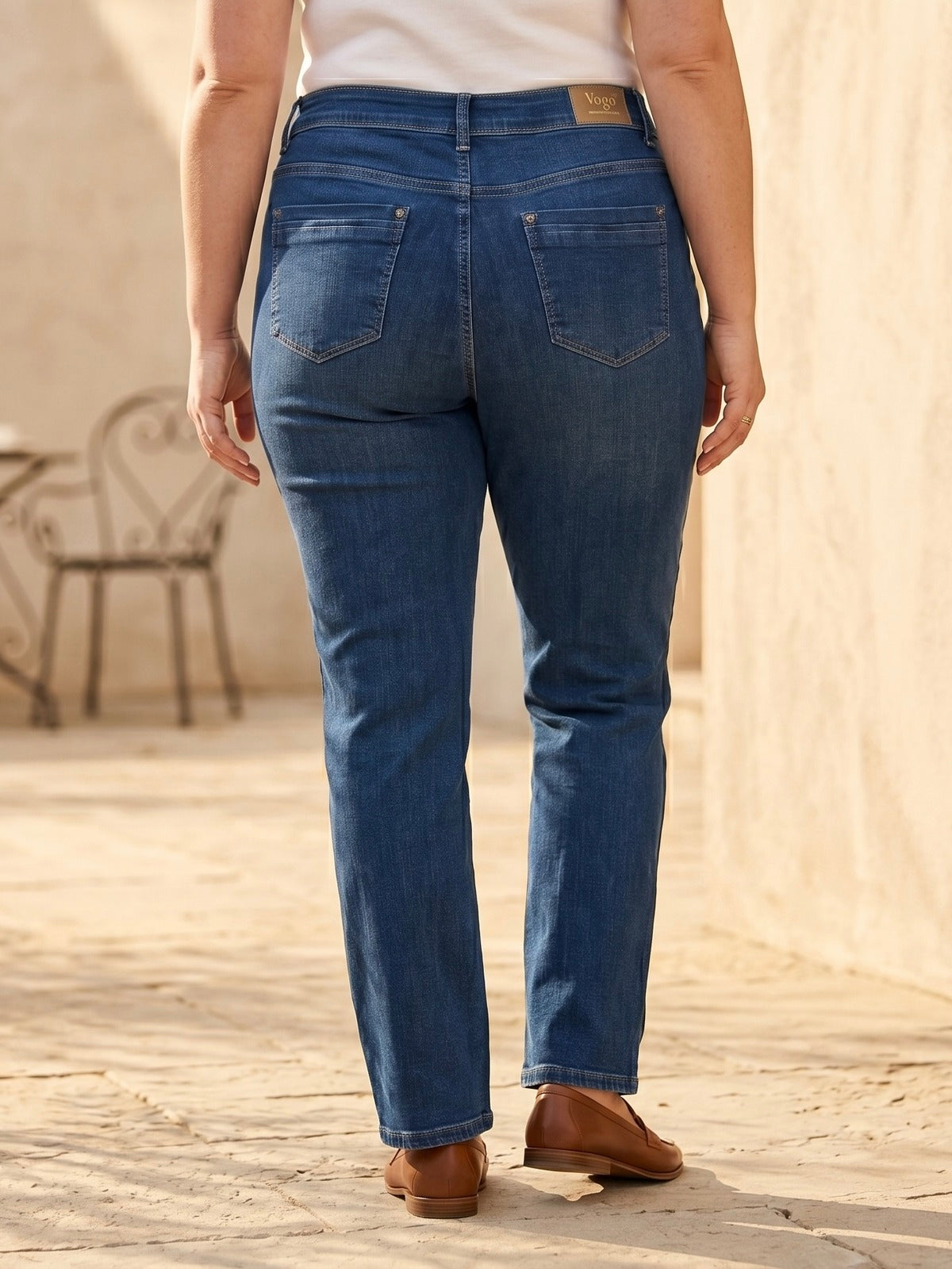 Jeans Voggo Plus Size- Straight Cut