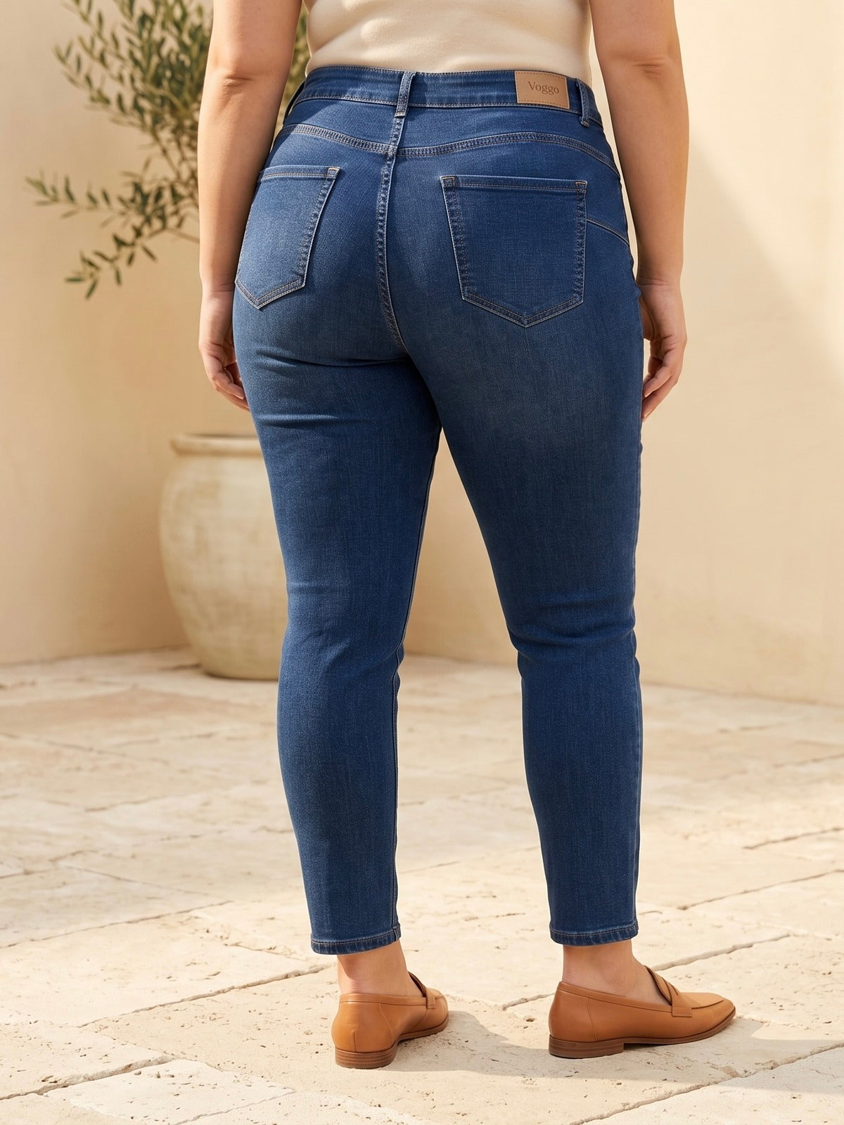 Jeans Voggo Plus Size- Slim Fit